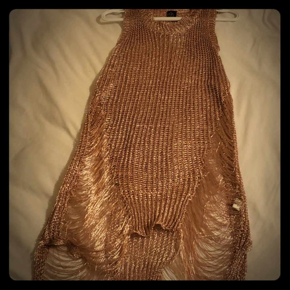 Gold dress